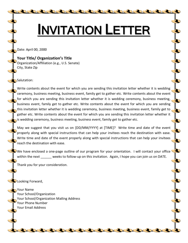 Need To Get A Letter Of Invitation For Applying Canada Visa Follow 