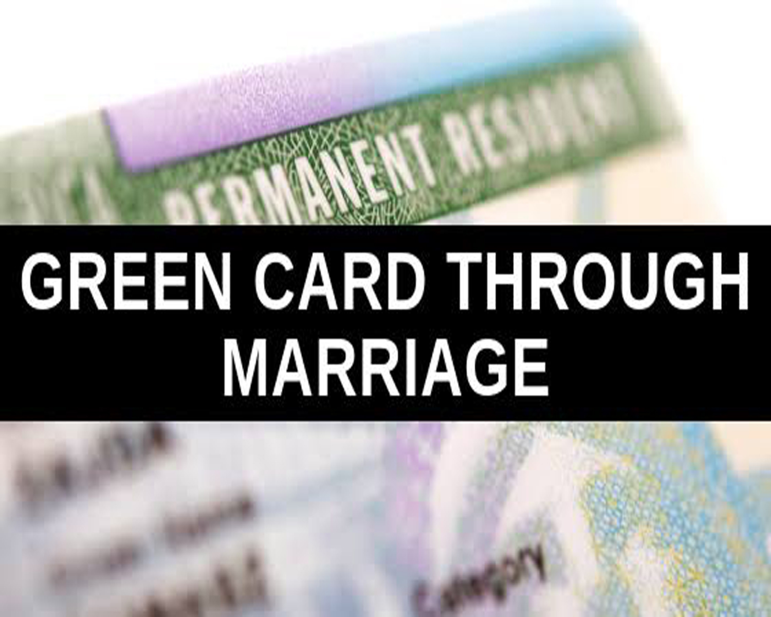 marrying a green card holder on tourist visa