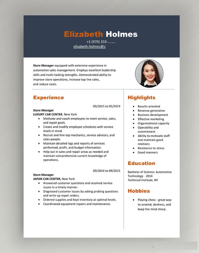 Canada Resume Format Best Tips And Examples Updated Zipjob Riset