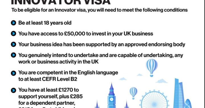 UK Self Employment Innovator Visa